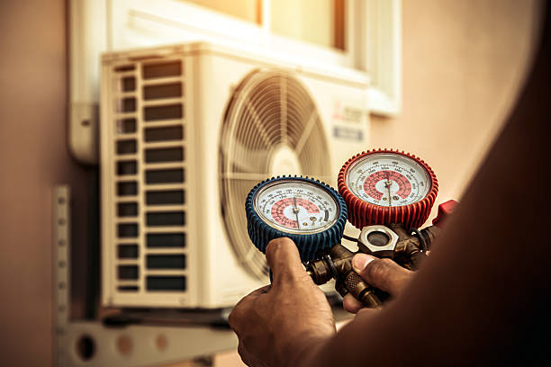 Professional Emergency Hvac technician working in Hales Corners, WI